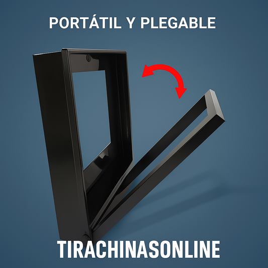 Caja de objetivos para tirachinas incluye red + 20 dianas y blanco metálico profesional - vista 2