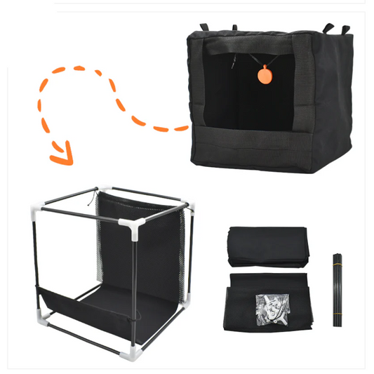 Caja de tiro portátil de 40 x 40 cm, catapulta de caza profesional de acero inoxidable - vista 2