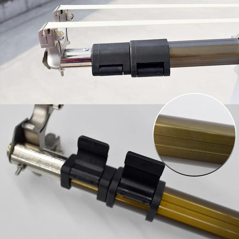 Varilla ajustable profesional para caza y pesca tirachinas telescópico puntero laser + 100g bolas de barro - vista 8