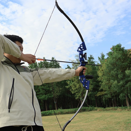 Arco Recurvo Profesional 40 lb | Kit Completo con Flechas, Diana y Accesorios