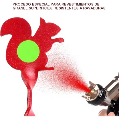Objetivo Giratorio de Acero 3MM para Tirachinas | Diana Metálica Bidireccional Súper Resistente para Práctica de Puntería3