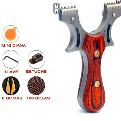 Fionda Artigianale Catapulta Craft Stinger 95 Mm – Potente Catapulta Da Caccia In Ottone