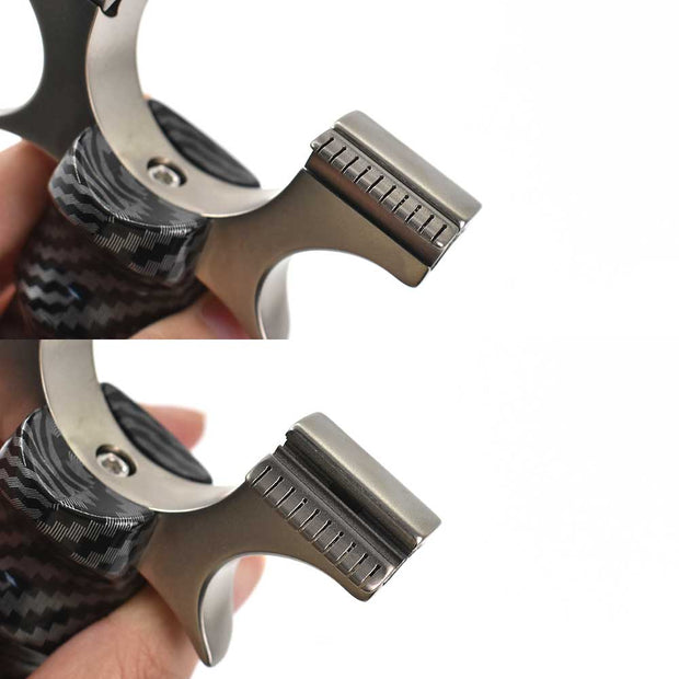 Tirachinas profesional de acero inoxidable y fibra de carbono – Precisión, potencia y pack completo [PREMIUM VIP]