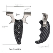 Tirachinas profesional de acero inoxidable y fibra de carbono – Potente, preciso y ergonómico [TIRACHINAS PREMIUM VIP]
