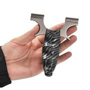 Tirachinas profesional de acero inoxidable y fibra de carbono – Potente, preciso y ergonómico [TIRACHINAS PREMIUM VIP]
