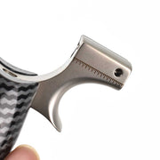 Tirachinas profesional de acero inoxidable y fibra de carbono – Potente, preciso y ergonómico [TIRACHINAS PREMIUM VIP]