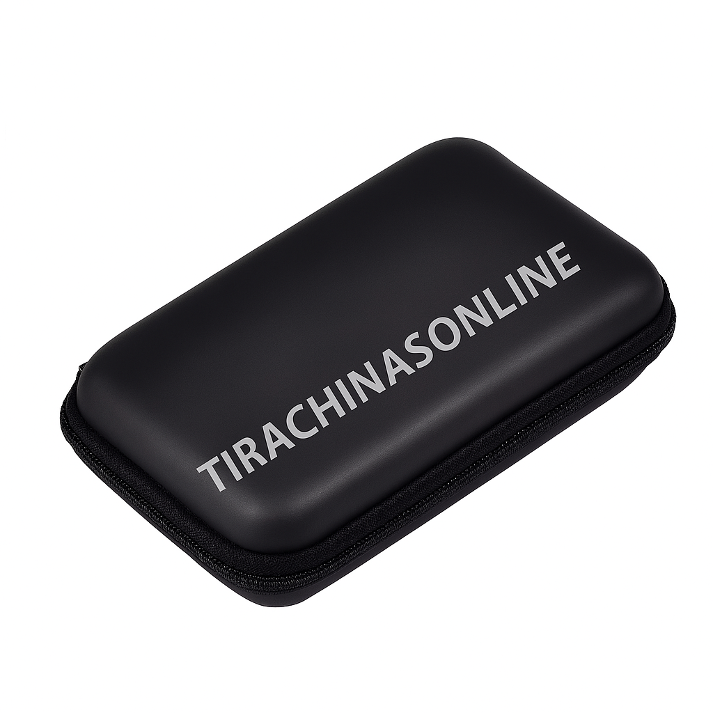 Estuche rígido de alta resistencia para tirachinas – protección máxima y transporte compacto